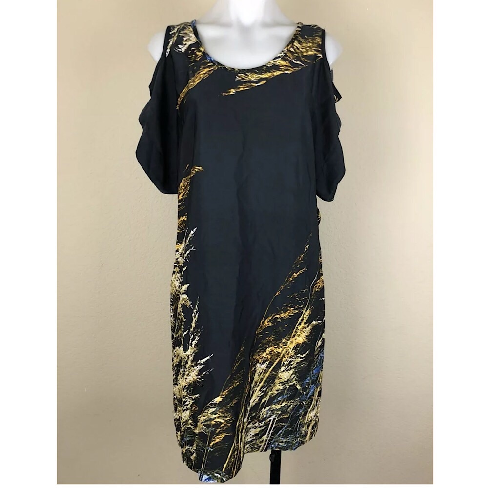 Cooper St Dress Cold Shoulder Spectrum Keyhole